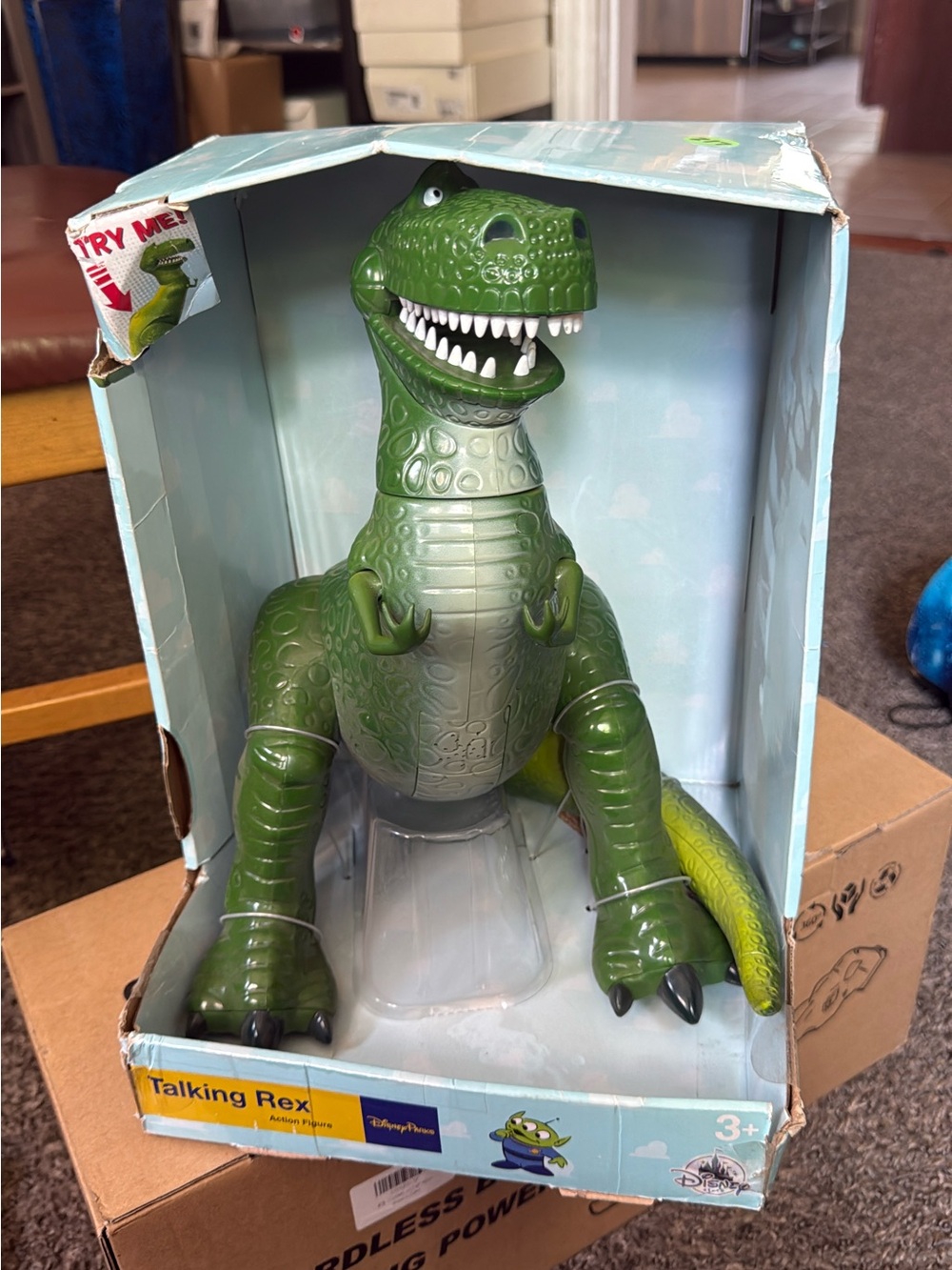 DISNEY PARKS TALKING REX ACTION FIGURE – FULLY ARTICULATED TOY STORY brand new🦖